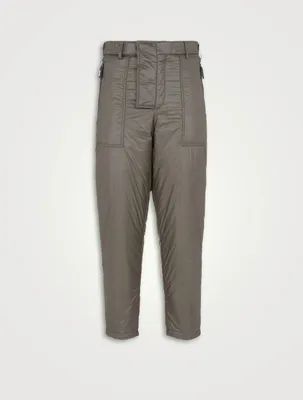 Padded Nylon Trousers