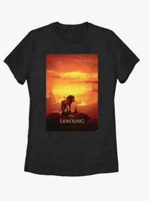 Disney The Lion King 2019 Pride Rock Poster Girls T-Shirt
