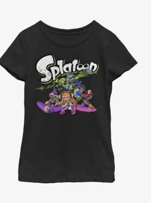 Nintendo Splatoons Splat Toons Youth Girls T-Shirt