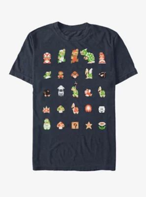 Nintendo Super Mario Cast T-Shirt