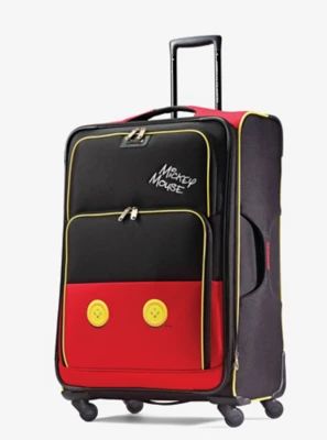 Disney Mickey Mouse Pants 28 Inch Spinner Softside Luggage