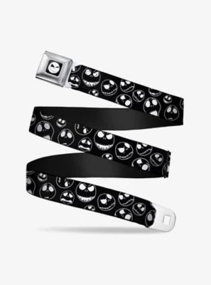 The Nightmare Before Christmas Jack Outline Expressions Seatbelt Belt