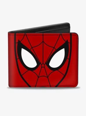 Marvel Spider-Man Face Close Up Spiders Bi-Fold Wallet