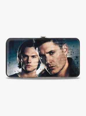 Supernatural Winchester Brothers Close Up Hinged Wallet