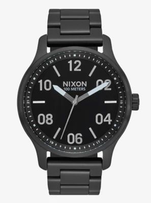 Nixon Patrol Black Silver Watch