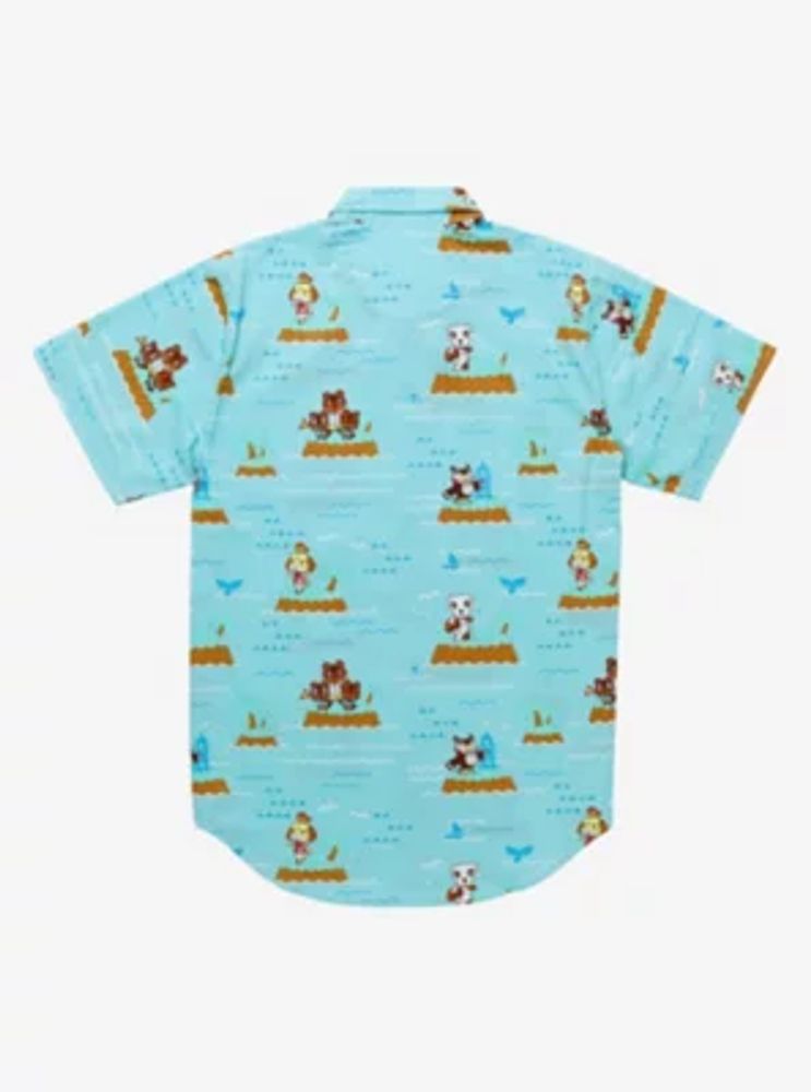 Nintendo Animal Crossing: New Horizons Scenic Woven Button-Up - BoxLunch Exclusive