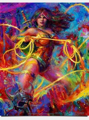 DC Comics Wonder Woman Champion Of Themyscira Art Print