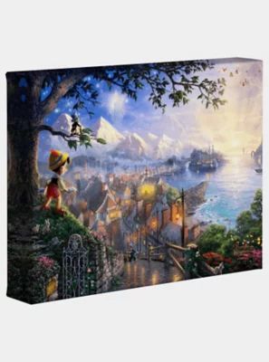 Disney Pinocchio Wishes Upon A Star Gallery Wrapped Canvas