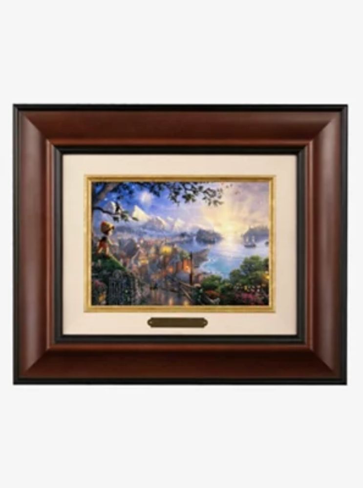 Disney Pinocchio Wishes Upon A Star Brushworks Wall Art