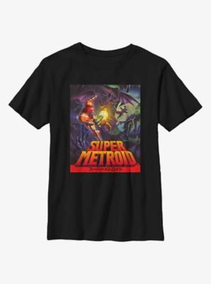 Nintendo Super Metroid Cover Youth T-Shirt