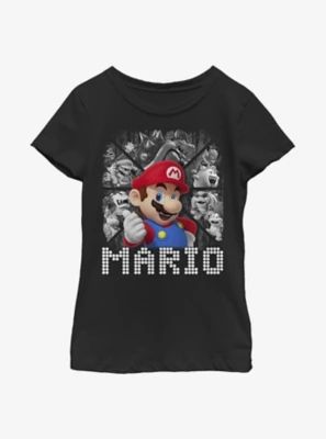 Nintendo Super Mario Buddies Youth Girls T-Shirt