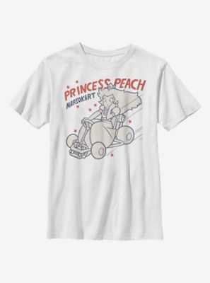 Nintendo Super Mario Peach Kart Youth T-Shirt