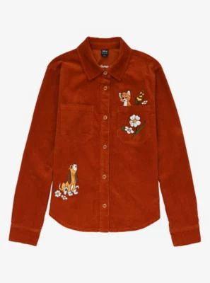 Her Universe Disney the Fox and Hound Always Be Friends Corduroy Shacket