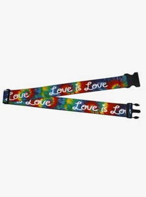 Love is Love Tie Dye Luggage Strap
