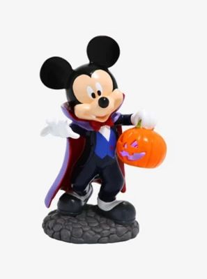 Disney Mickey Mouse in Vampire Costume Light Up Statue