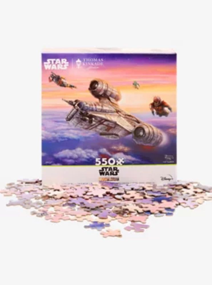 Thomas Kinkade Star Wars The Mandalorian Razor Crest 550-Piece Puzzle