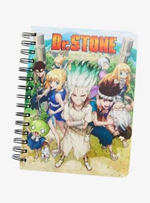 Dr. Stone Character Poster Spiral Notebook