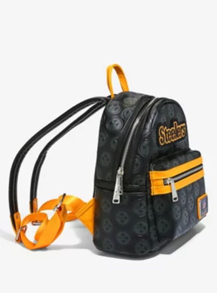 Loungefly NFL Pittsburgh Steelers Logo Mini Backpack