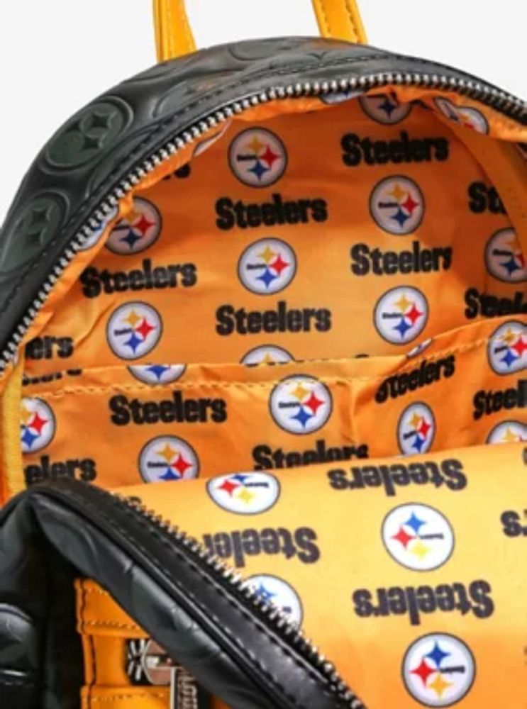 Loungefly NFL Pittsburgh Steelers Logo Mini Backpack