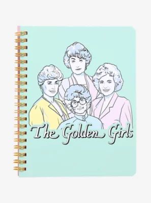 Cakeworthy The Golden Girls Group Portrait Spiral Notebook