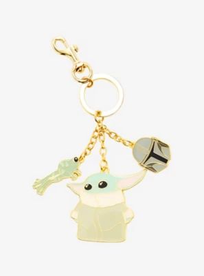Loungefly Star Wars The Mandalorian The Child Multi-Charm Keychain - BoxLunch Exclusive