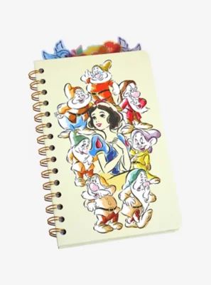 Disney Snow White and the Seven Dwarfs Group Watercolor Portrait Tab Journal - BoxLunch Exclusive