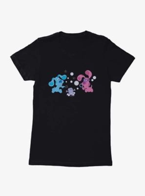 Blue's Clues Magenta And Slipper Soap Playful Bubbles Womens T-Shirt