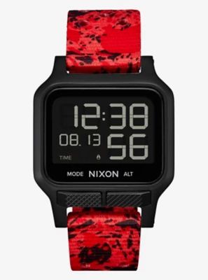 Nixon Heat Black Red Watch