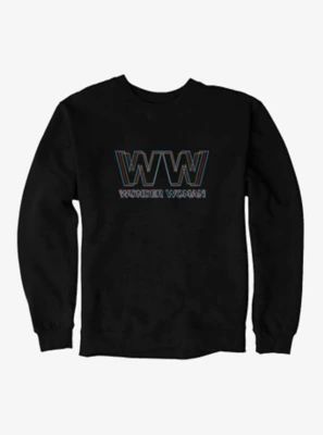 DC Comics Wonder Woman 3D Effect Logo Sweatshirt