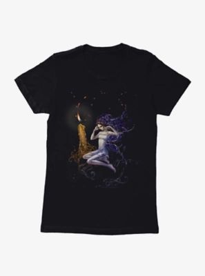 Fairies By Trick Candle Fairy Womens T-Shirt
