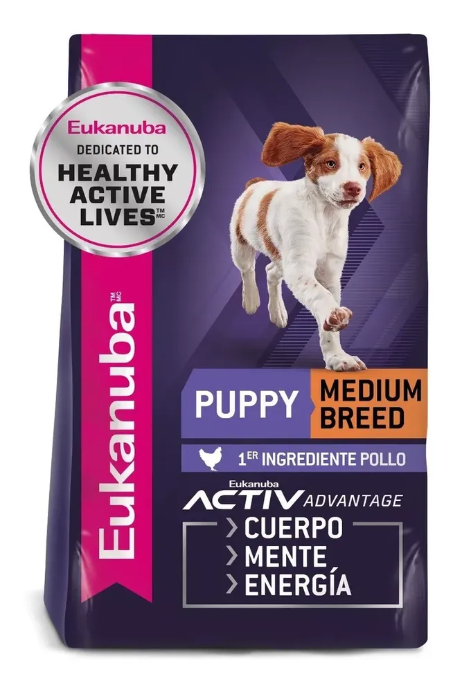 Eukanuba Puppy Medium Breed 2.05 Kg Nuevo Sellado Original