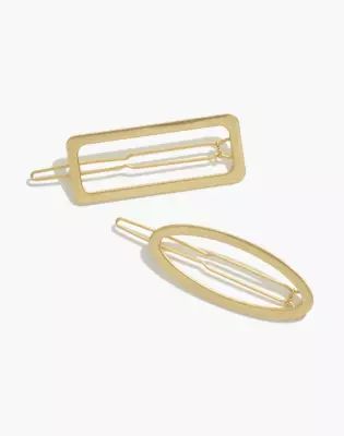 Two-Pack Open Shape Hair Clips