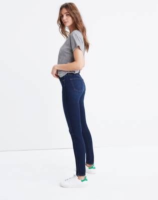 10" High-Rise Skinny Jeans Hayes Wash