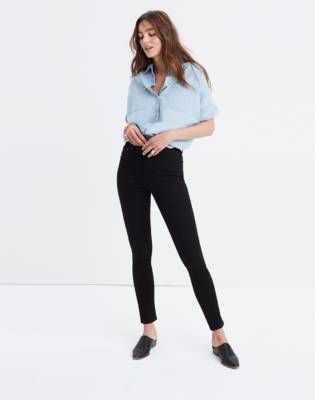10" High-Rise Skinny Jeans in Carbondale Wash