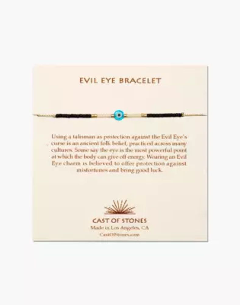Cast of Stones Evil Eye Bracelet in and Turquoise