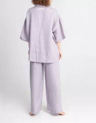 LERA Linen Essential Short-Sleeve Set