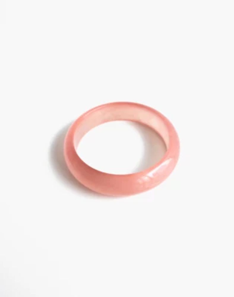 Seree Jade Bangle Bracelet in Blush Pink