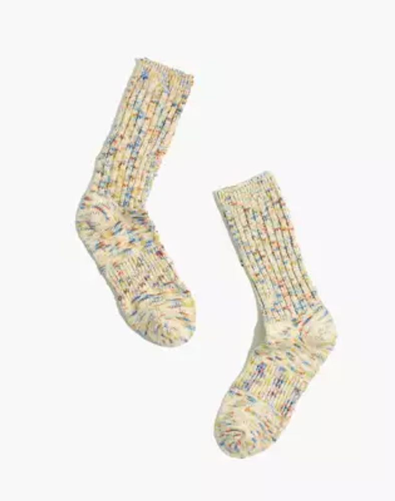 Rainbow Marled Trouser Socks