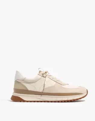 Kickoff Trainer Sneakers Neutral Colorblock Leather