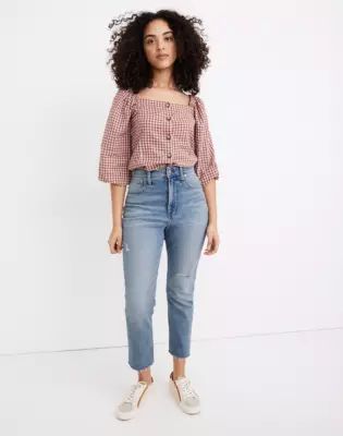 The Tall Curvy Perfect Vintage Jean in Coffey Wash: Worn-In Edition