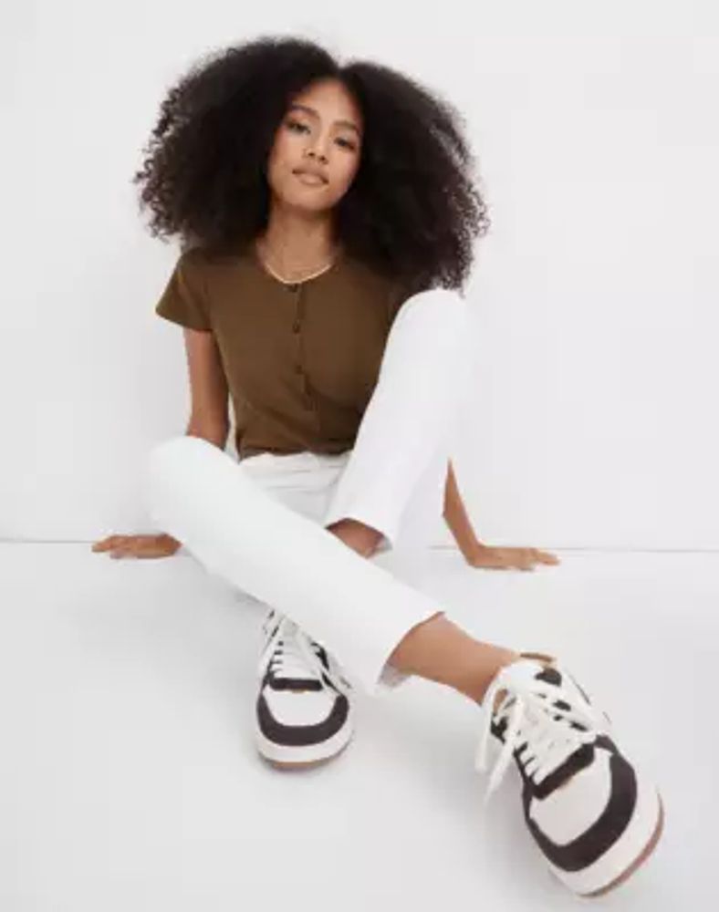 Stovepipe Jeans Pure White