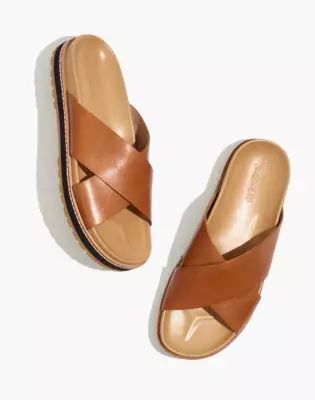 The Dayna Lugsole Slide Sandal Leather