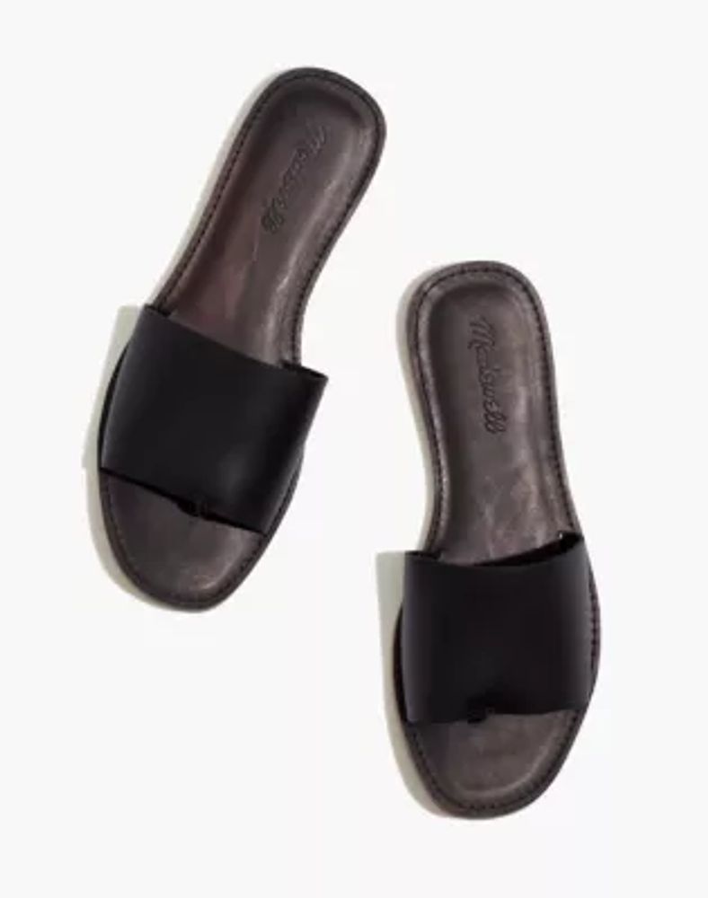 The Boardwalk Post Slide Sandal Leather