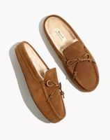 Suede Moccasin Scuff Slippers