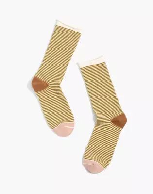 Narrow-Striped Trouser Socks