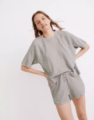 Waffle Knit Short Pajama Set