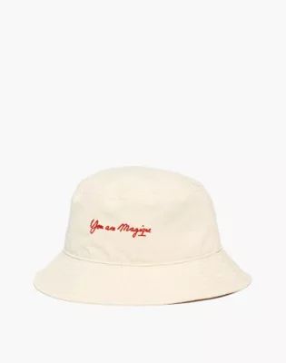 Madewell x Hôtel Magique Embroidered Bucket Hat