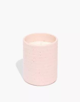 Ribbed Ceramic Candle