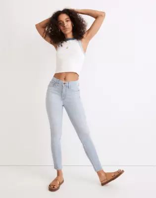 Petite 10" High-Rise Skinny Jeans Longton Wash