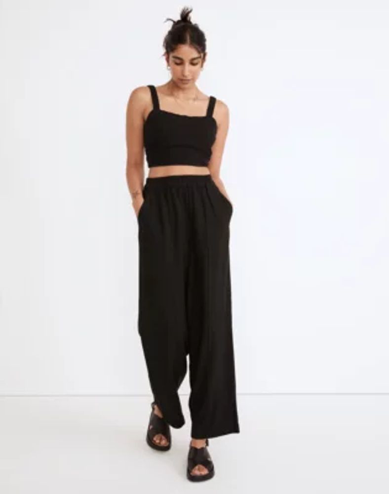 Tall Breezewoven Pull-On High-Rise Straight Pants